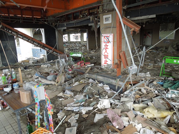 Rikuzentakada, just after Tohoku Earthquake